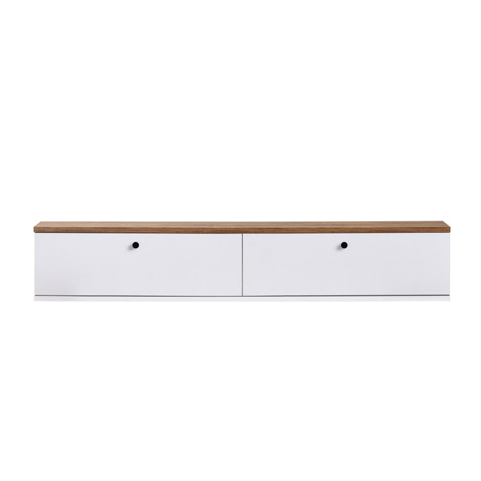 Nordure Ligne 140 - Soporte para TV Pino atlántico y Blanco